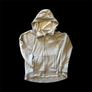 Athleta Light Gray Hoodie Jacket